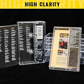 Dis cassettes カセット 8枚組BOX Svart Parad Black Double Wide CD Storage Box w/ Divider - Snap-N-Store